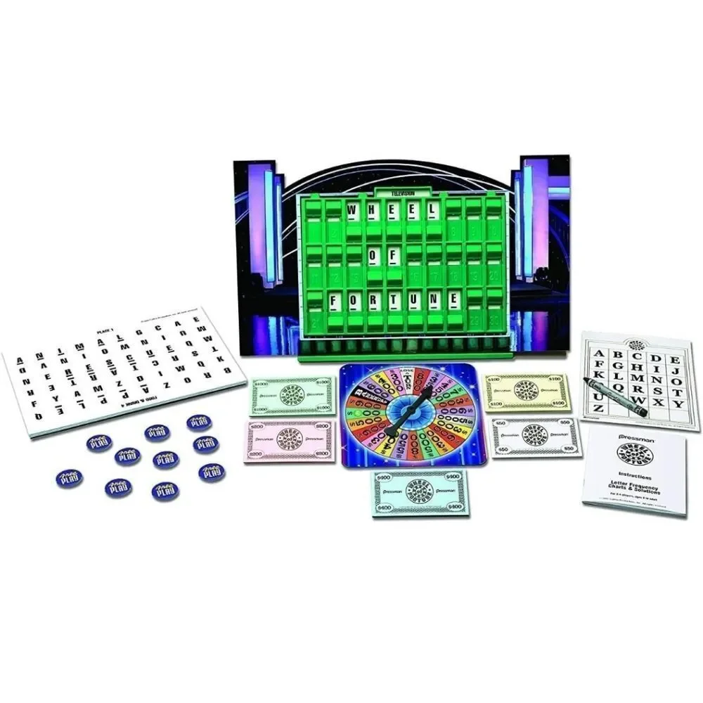 Wheel of Fortune Game: 6th Edition Board Game - New